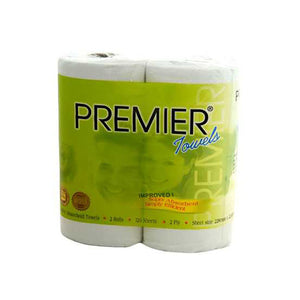 Tru Soft Premier Kitchen Towel 2 Ply Twin Pack Geca Approved 60 Sheets Pack 10