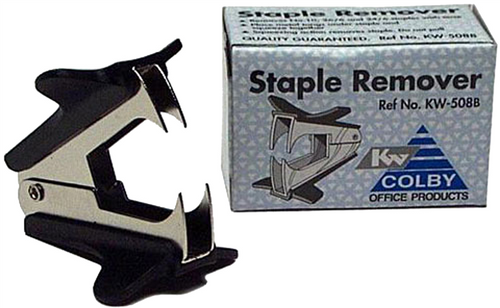Colby KW-508B Claw Staple Remover Black/Chrome