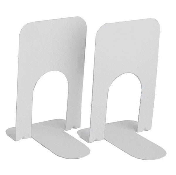KW by Colby Student Bookends, White. Bookends from KW by Colby, shown on a plain white background.