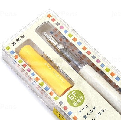 Pilot Kakuno BegreeN Fountain Pen Soft Yellow White Barrel Medium Nib