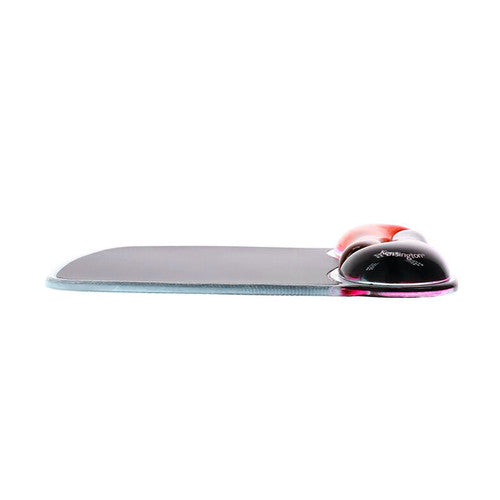 Kensington Duo Gel Mouse Pad with Wrist Rest Red and Smoke - image 3
