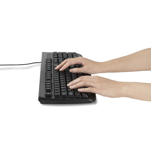 Kensington Pro Fit Washable USB Wired Keyboard Black