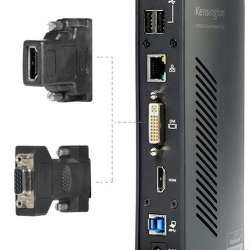 Kensington SD3500V Universal USB 3.0 Dual 2K Docking Station HDMI/DVI-I/VGA