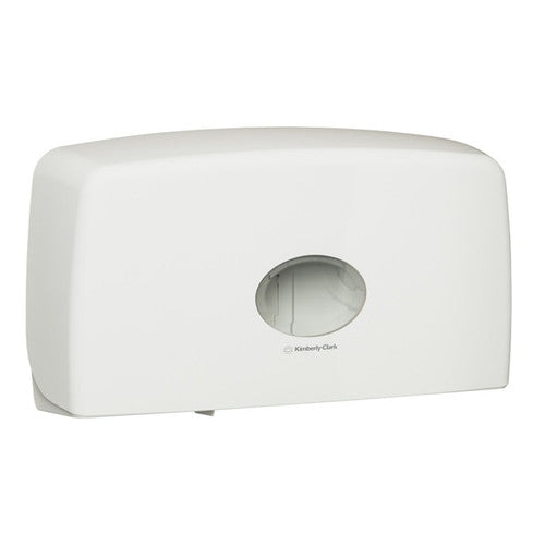 Kimberly Clark Aquarius Jumbo Roll Toilet Tissue Twin Dispenser White - image 1