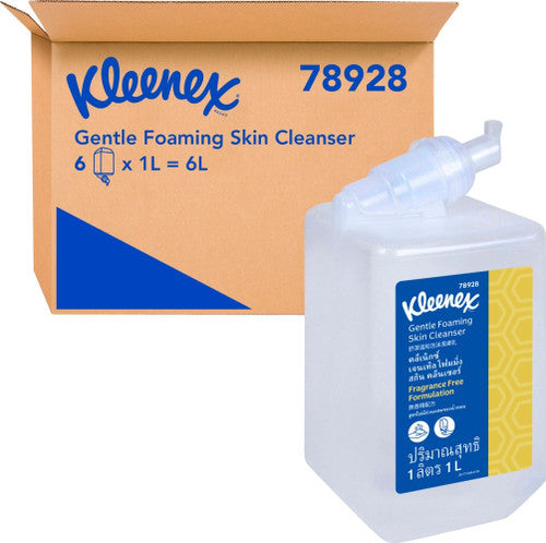 Kleenex Gentle Foaming Skin Cleanser 1L sealed cartridge for workplace washroom dispensers
