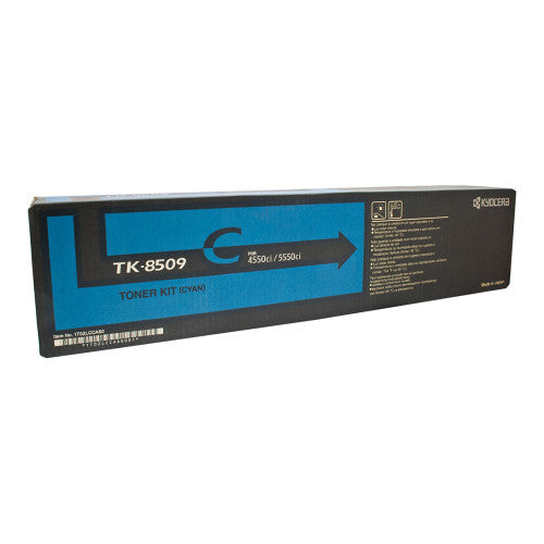 Kyocera TK8509C Cyan Toner Cartridge 30000 Pages - image 1