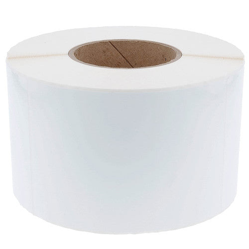 Plain Transfer Label Roll Permanent Perforated 102 x 150mm 25mm Core