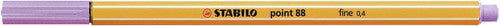 Stabilo Point 88 Fineliner Light Lilac Box of 10