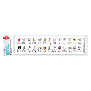 Learning Can Be Fun Alphabet Desk Strips Modern Cursive Script Hangsell