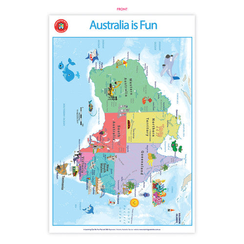Learning Can Be Fun Australia Is Fun Poster