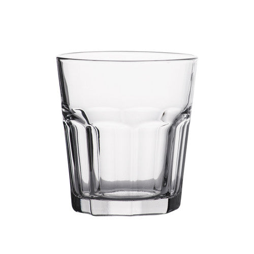 LAV Aras Short Tumbler 305ml clear glass tumbler front view