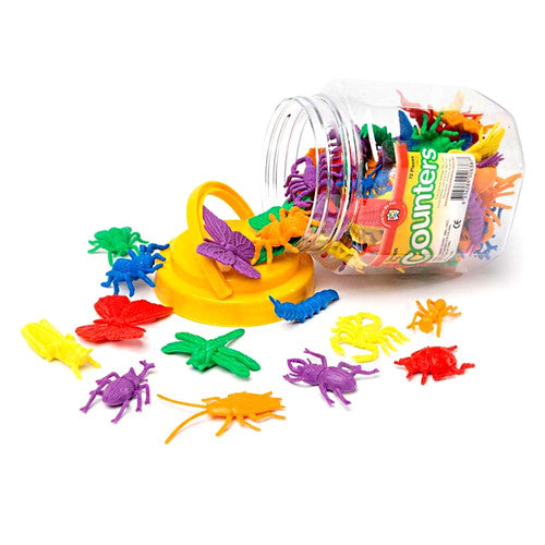 Learning Can Be Fun Counters Garden Bug Jar of 72