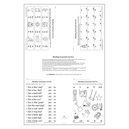 Learning Can Be Fun Blends Consonants Are Fun Poster