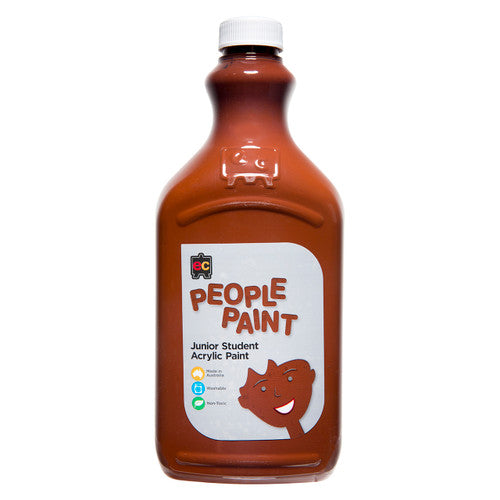 Educational Colours People Paint Junior Student Acrylic Paint 2L Flesh Tone Mahogany