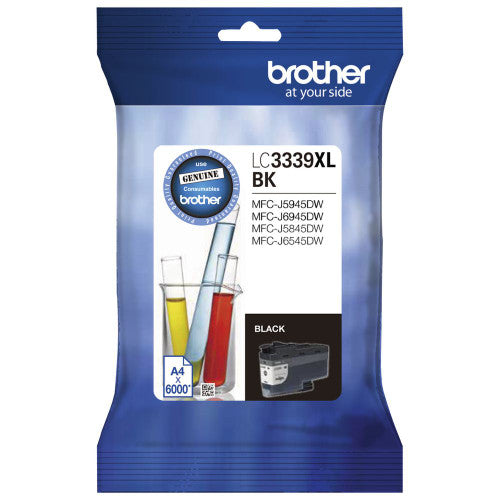 Brother LC3339XLBK High Yield Ink Cartridge 6000 Pages Black