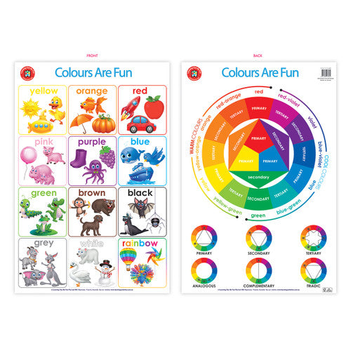 Learning Can Be Fun Colours Are Fun Poster