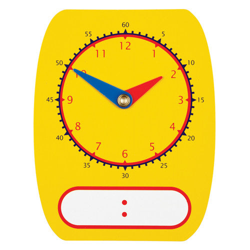 Learning Can Be Fun Clock Dials Analogue and Digital Set of 5