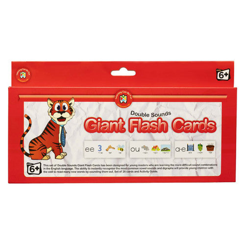 Learning Can Be Fun Giant Flash Cards Double Sounds