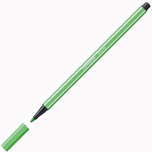 Stabilo Pen 68 Premium Colouring Fibre Tip Pen 1.0mm Light Emerald Box of 10