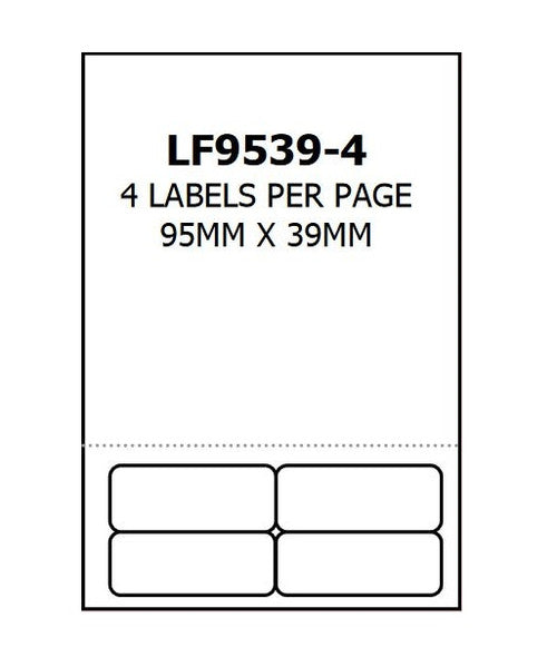 Bala Integrated Labels 95 x 39mm Pack of 500 Sheets