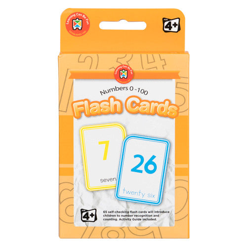 Learning Can Be Fun Flash Cards Numbers 0 to 100