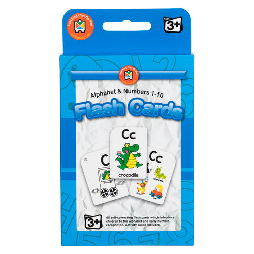 Learning Can Be Fun Flash Cards Alphabet and Numbers 1 to 10