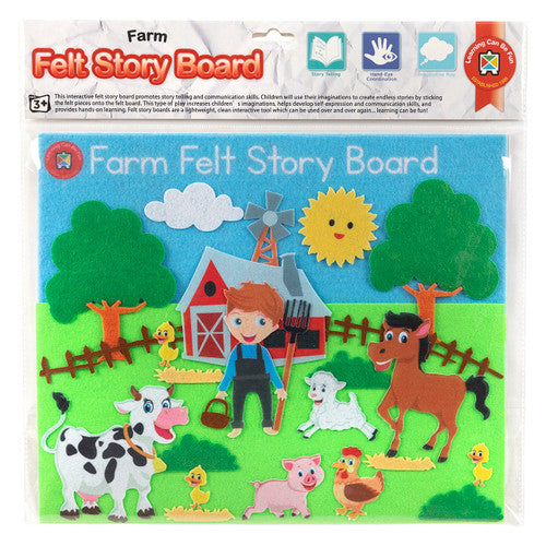 Learning Can Be Fun Felt Story Board Farm