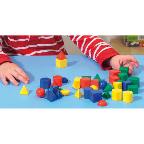 Learning Can Be Fun Mini Geometric Solids Set of 40