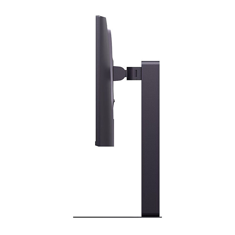 Angled view of the LG 25G550F-B 24.5-inch gaming monitor highlighting the slim profile and stand