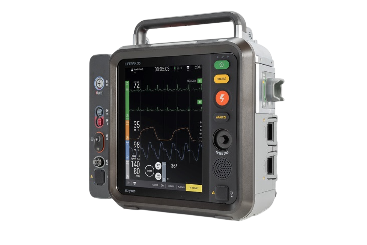 LIFEPAK 35 Defibrillator Monitor LP35 12L SPO2 SPCO ETCO2 SpCO and capnography monitoring