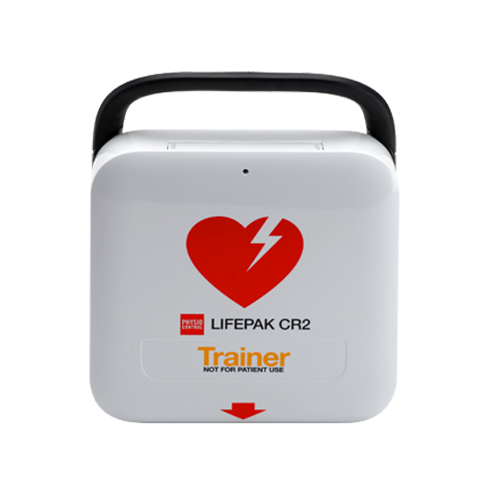 LIFEPAK CR2 Trainer Defibrillator realistic AED training device simulating LIFEPAK CR Plus AED operations for CPR and AED training programs