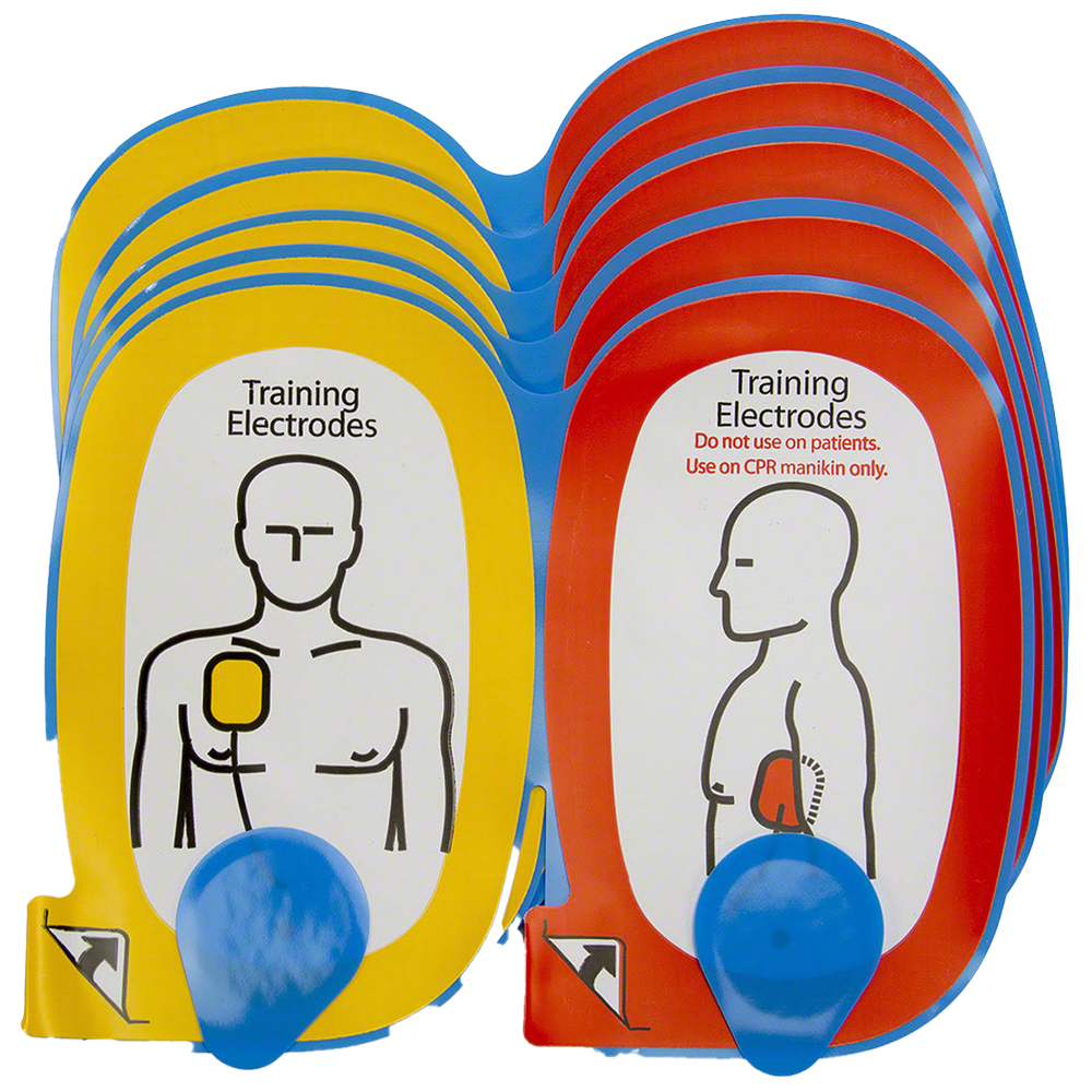 LIFEPAK CR Plus Trainer Electrodes Adult pack of 5 training electrodes for AED training