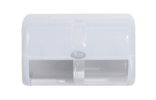 Livi 5502 Twin Toilet Roll Dispenser Side by Side