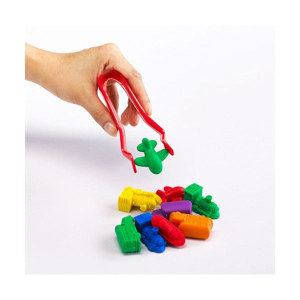 Learning Can Be Fun Jumbo Tweezers Pack of 4 Hangsell