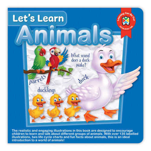 Learning Can Be Fun Let's Learn Animals Board Book