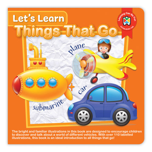 Learning Can Be Fun Let's Learn Things That Go Board Book