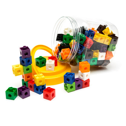 Learning Can Be Fun Linking Cubes Jar of 100