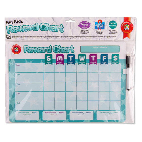 Learning Can Be Fun Reward Chart Big Kids