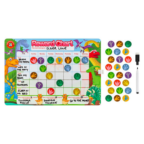 Learning Can Be Fun Reward Chart Dinosaur