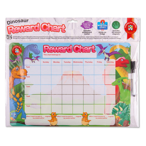 Learning Can Be Fun Reward Chart Dinosaur