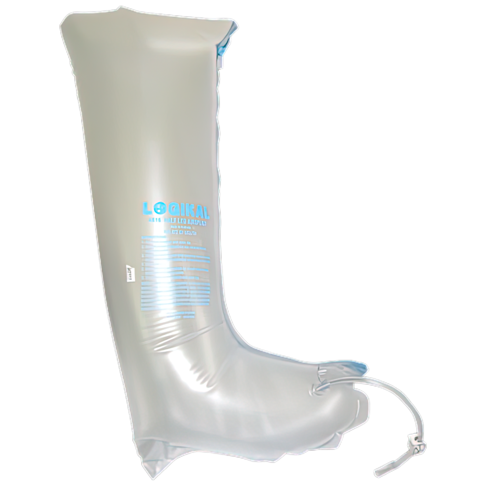 LOGIKAL Half-Leg Air Splint inflatable first aid immobilisation for lower leg and knee injuries pending professional assessment