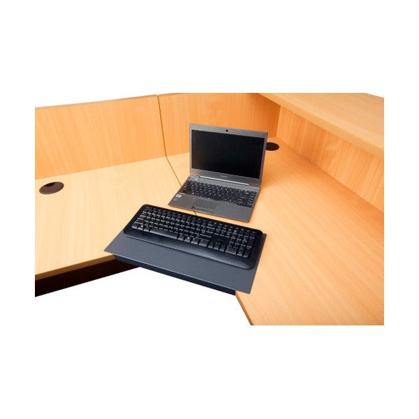 Rapidline Corner Lozenge for L Shaped Workstation 25mm Top Graphite