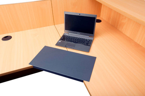 Rapidline Corner Lozenge for L Shaped Workstation 25mm Top Graphite