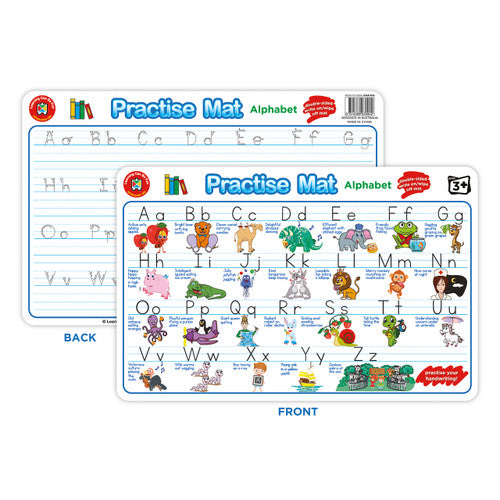 Learning Can Be Fun Practise Mat Alphabet