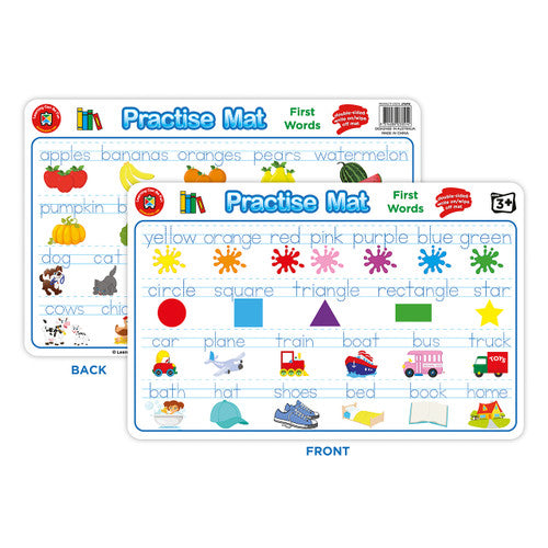 Learning Can Be Fun Practise Mat First Words