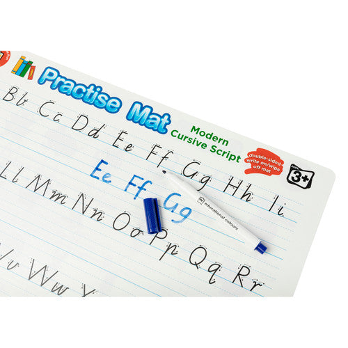 Learning Can Be Fun Practise Mat Modern Cursive Script