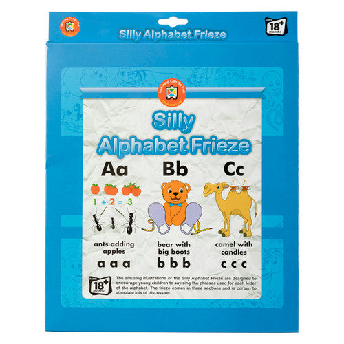 Learning Can Be Fun Silly Alphabet Frieze