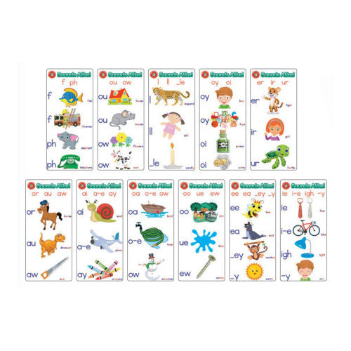 Learning Can Be Fun Sounds Alike Cards Pack of 10