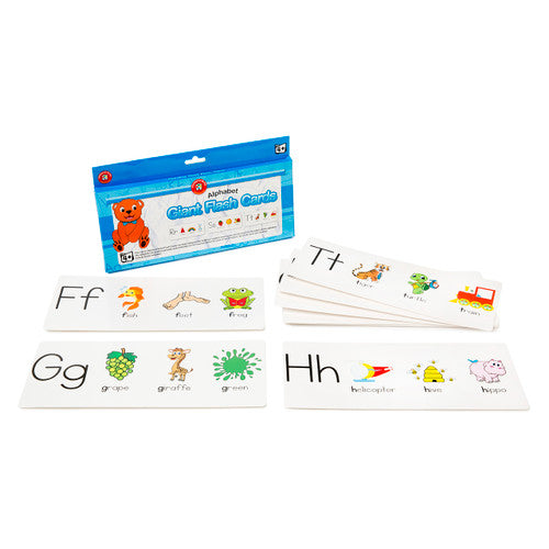 Learning Can Be Fun Giant Flash Cards Alphabet