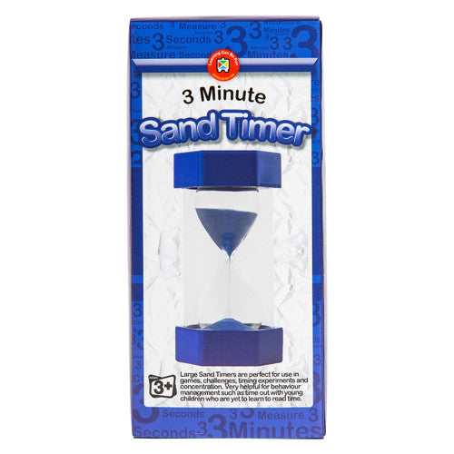 Learning Can Be Fun Sand Timer Large 3 Minute